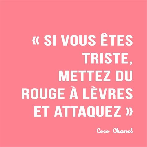 citation rouge à lèvre coco chanel|coco chanel mythical.